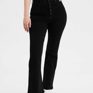 NEW aeo curvy high waisted flare